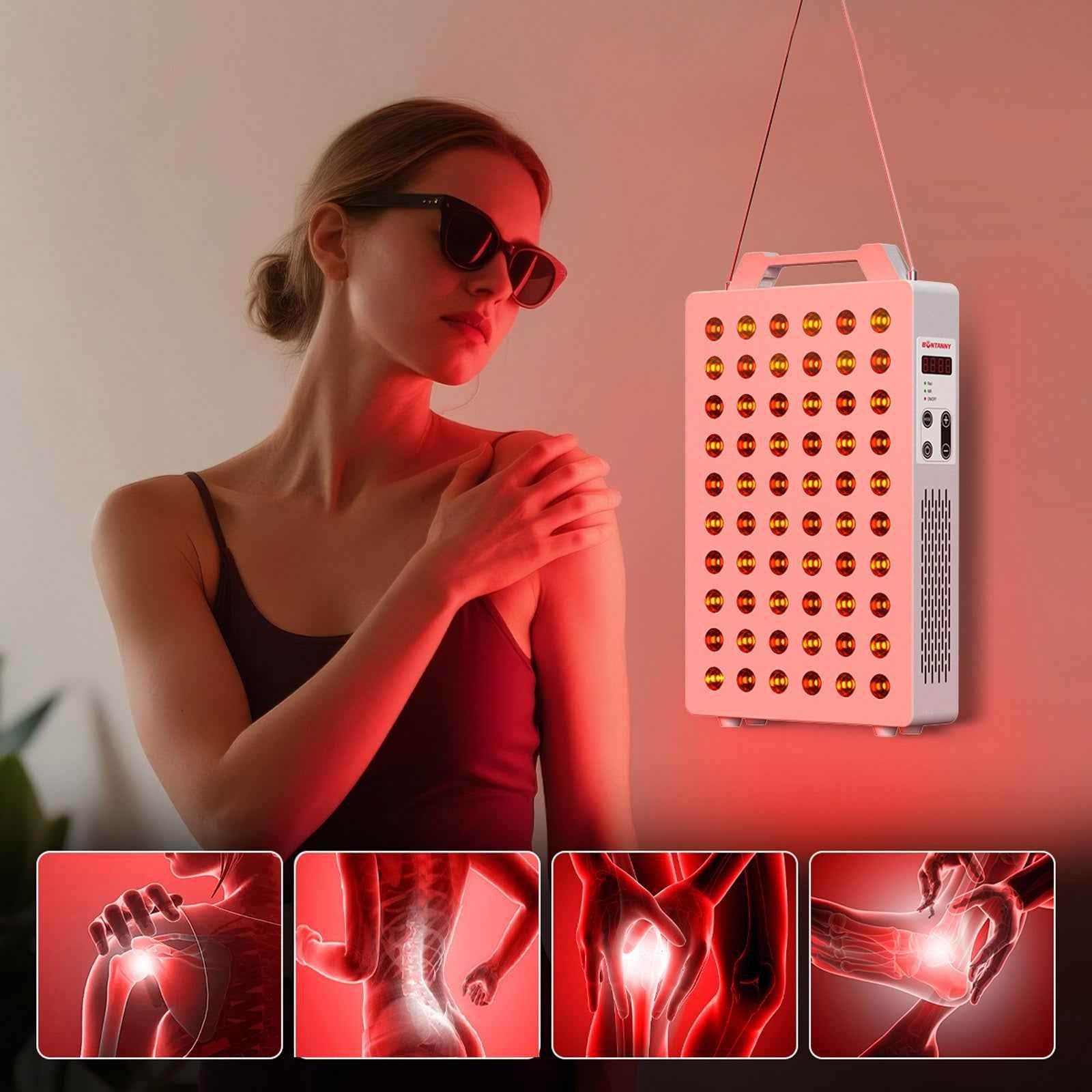 BO-300 Red Light Therapy Panel - Advanced 5 Wavelengths (630–850Nm) for Optimal Results