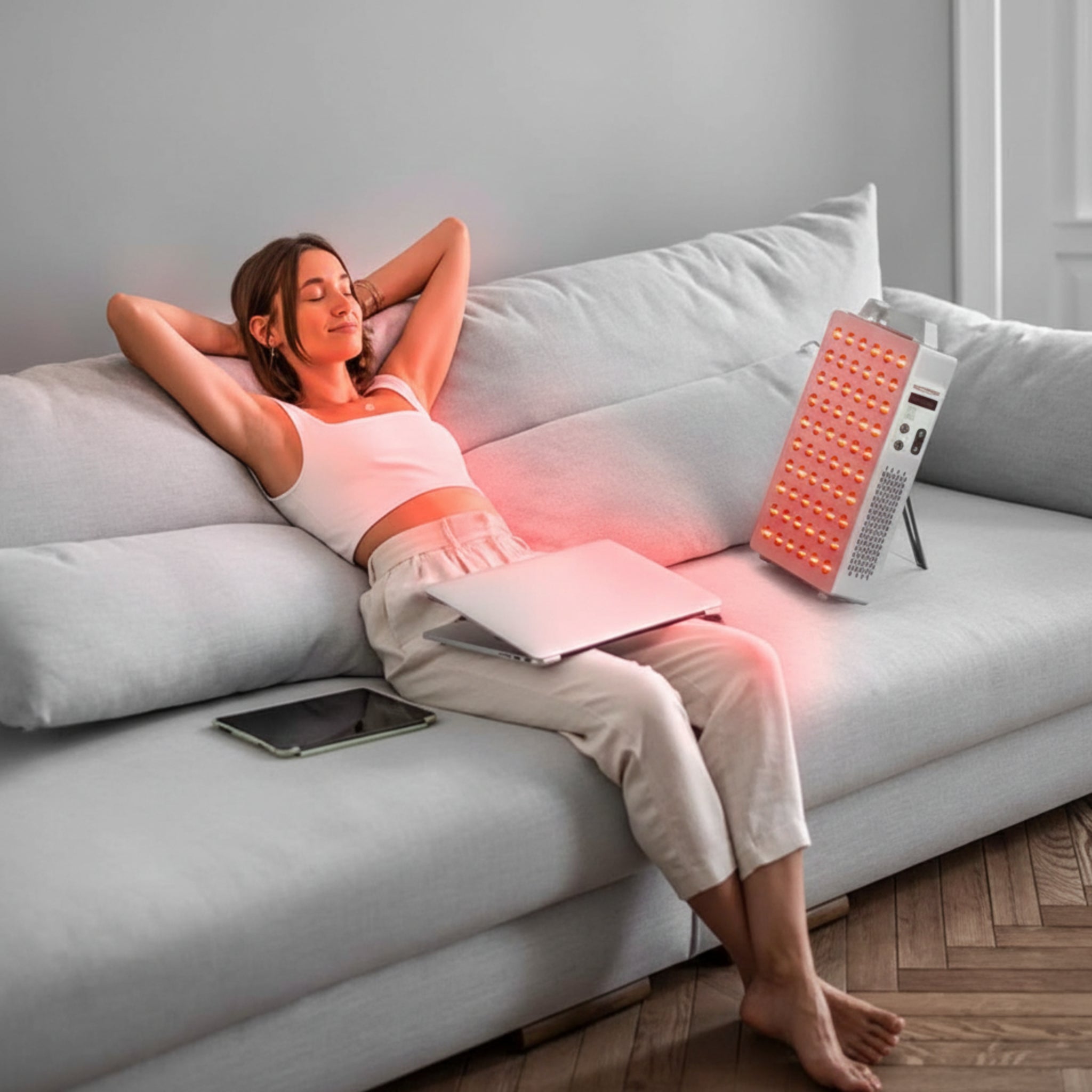 BO‑300 Red Light Therapy Panel – Advanced 5 Wavelengths (630–850nm)